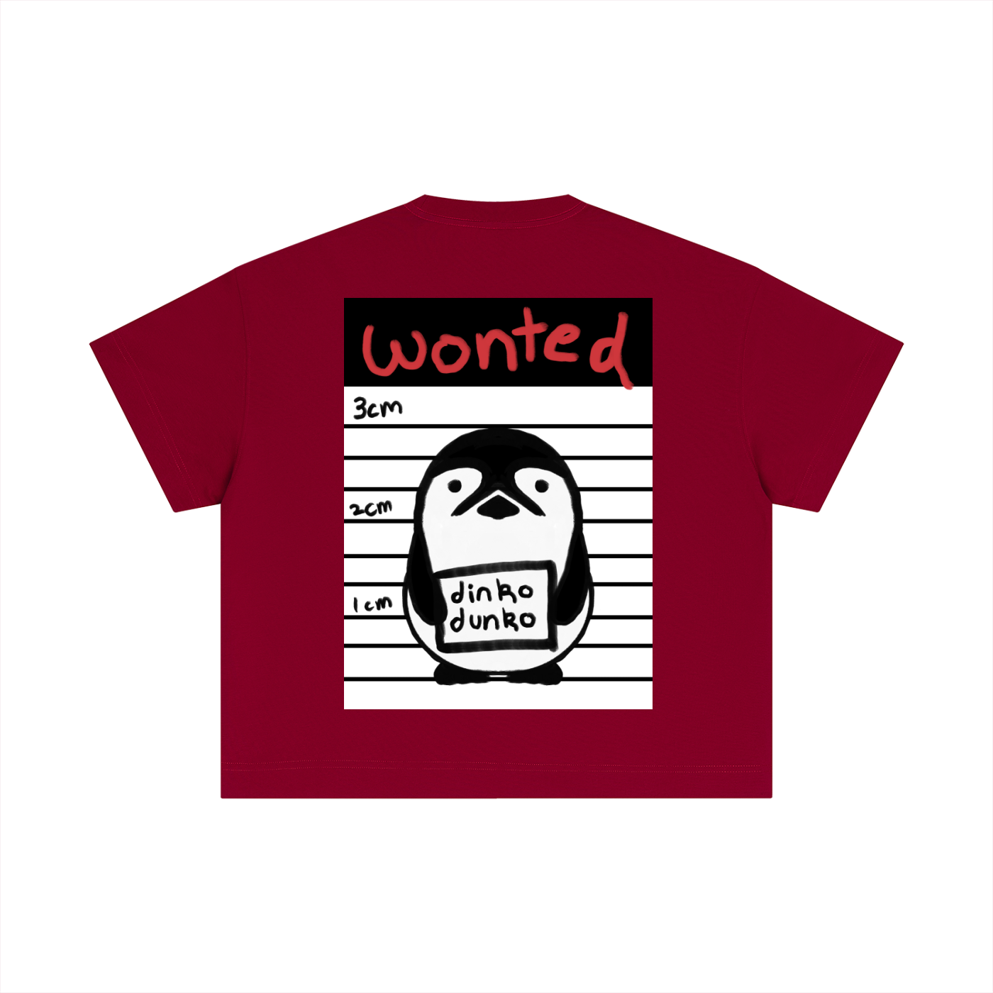 DinkoDunko: Wonted for Stealing Beta - Essential Boxy Tee