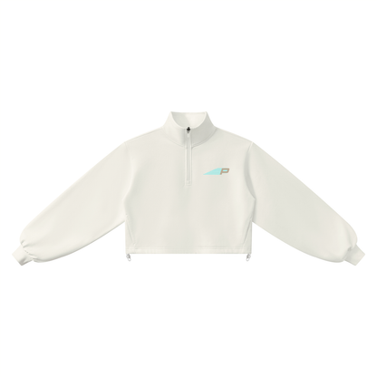 Run x Climb - Women’s Mock-Neck Quarter-Zip Sweatshirt