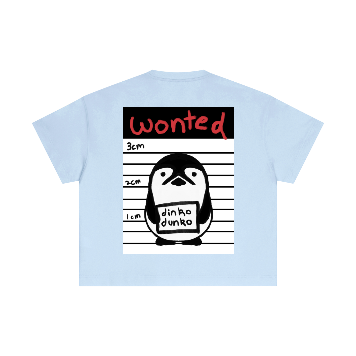 DinkoDunko: Wonted for Stealing Beta - Essential Boxy Tee