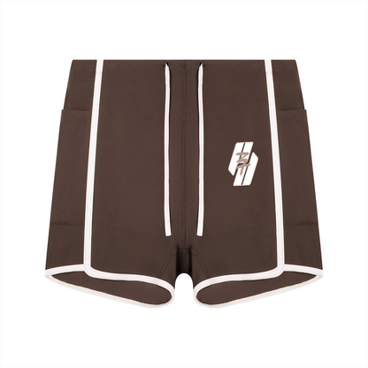 26 Essential - High Rise Color Block Legging Shorts