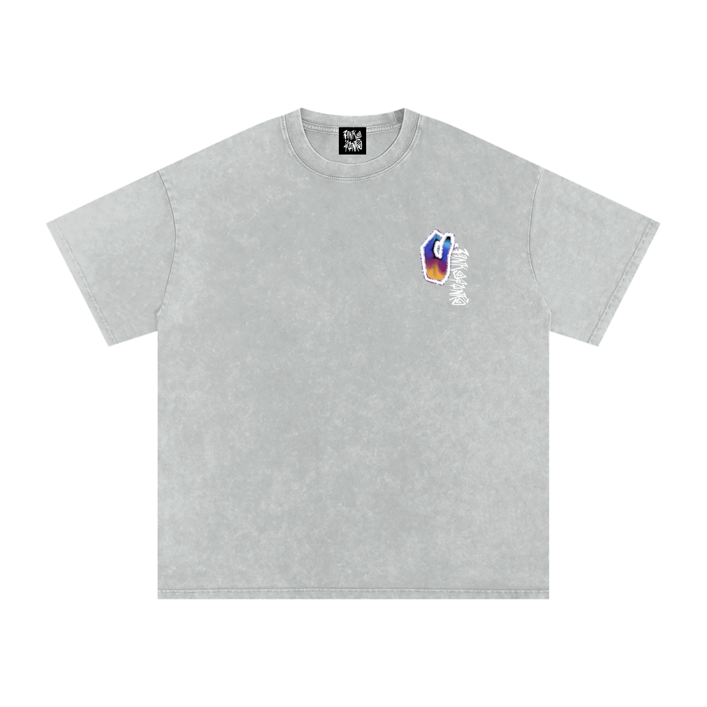 Full Crimp - Snow Washed Oversized Tee