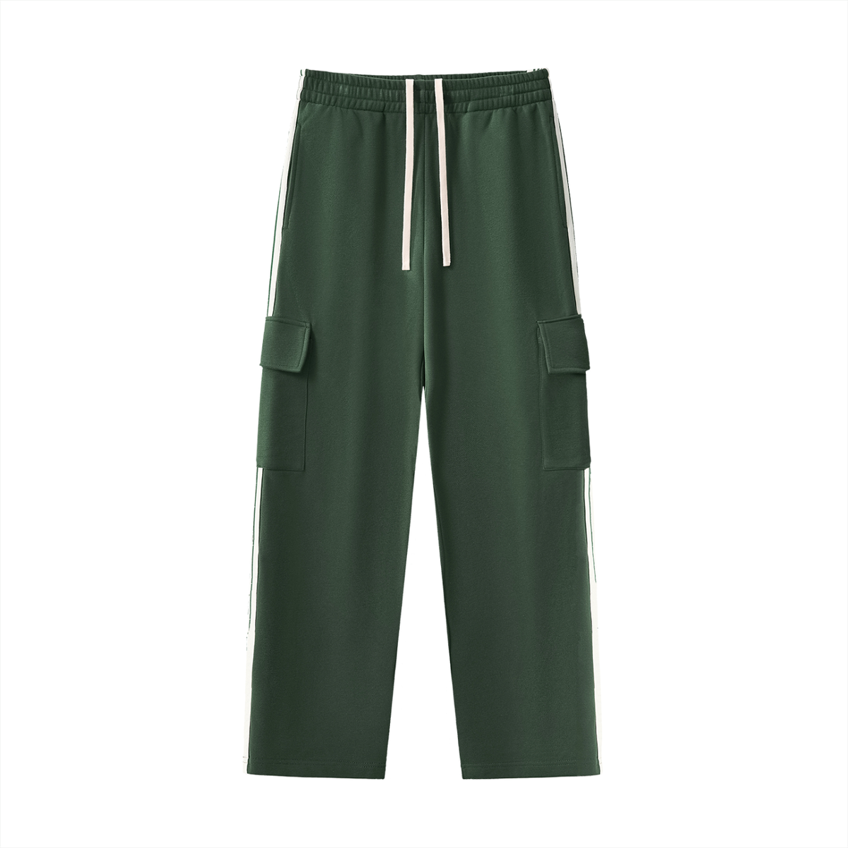 Iconic - Side Stripe Straight-Leg Pants