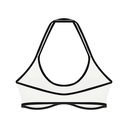 26 Essential - Women's Halter Color Block Sports Bra