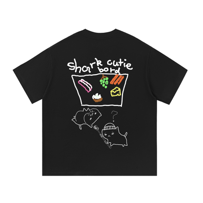 shark cutie board - Essential Cotton T-Shirt