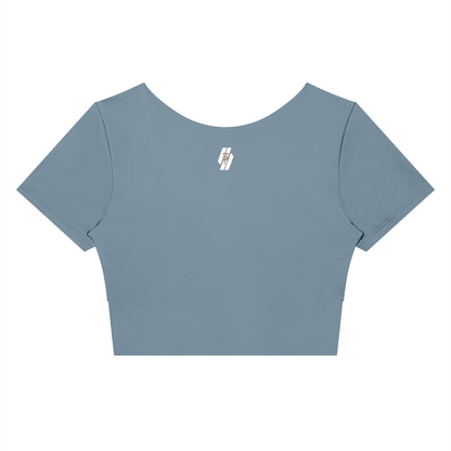 26 Essential - Women's Panelled Crop T-Shirt