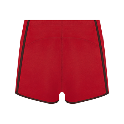 26 Essential - High Rise Color Block Legging Shorts