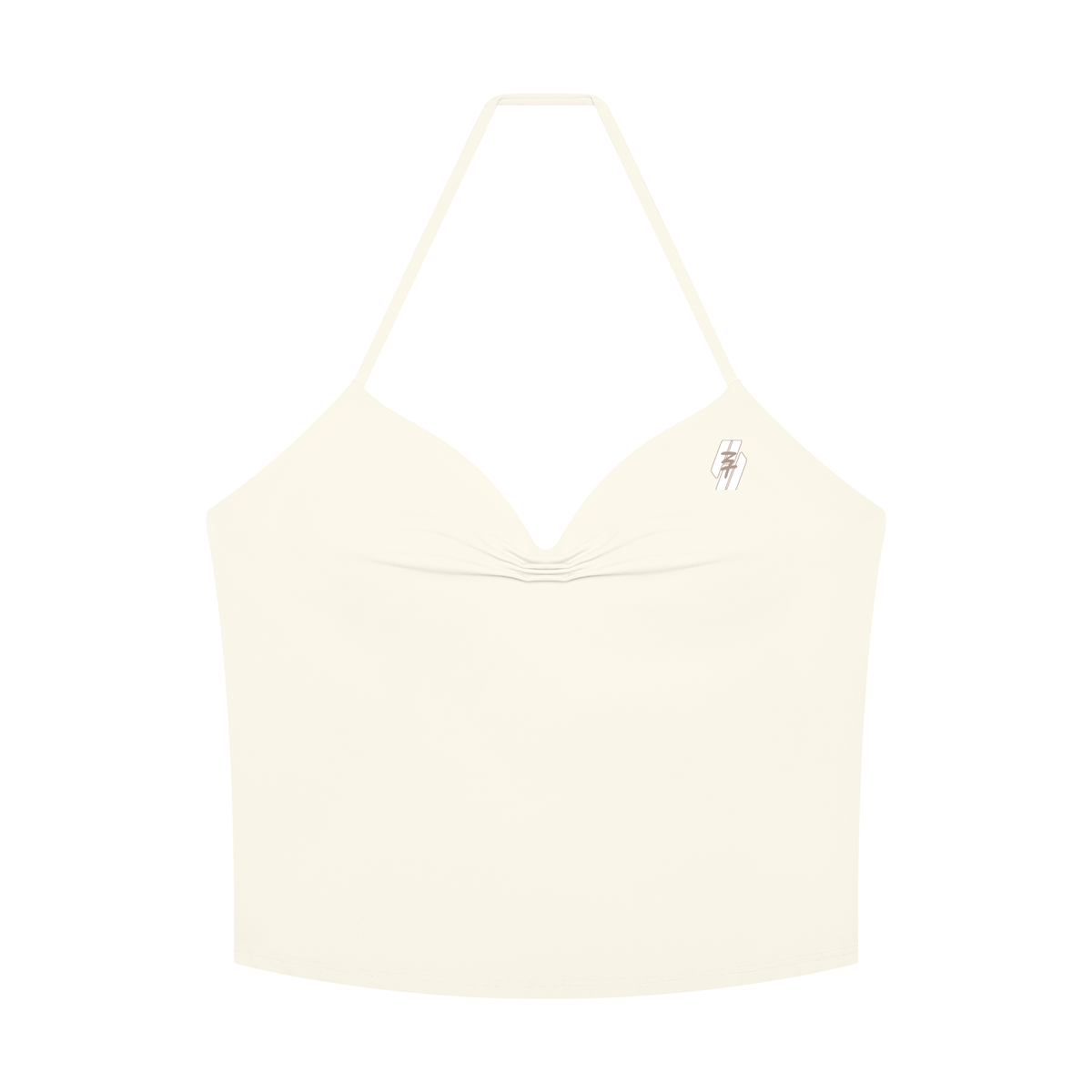 26 Essential - Women's Ruched Halter Tank Top