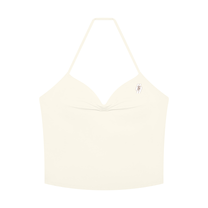 26 Essential - Women's Ruched Halter Tank Top