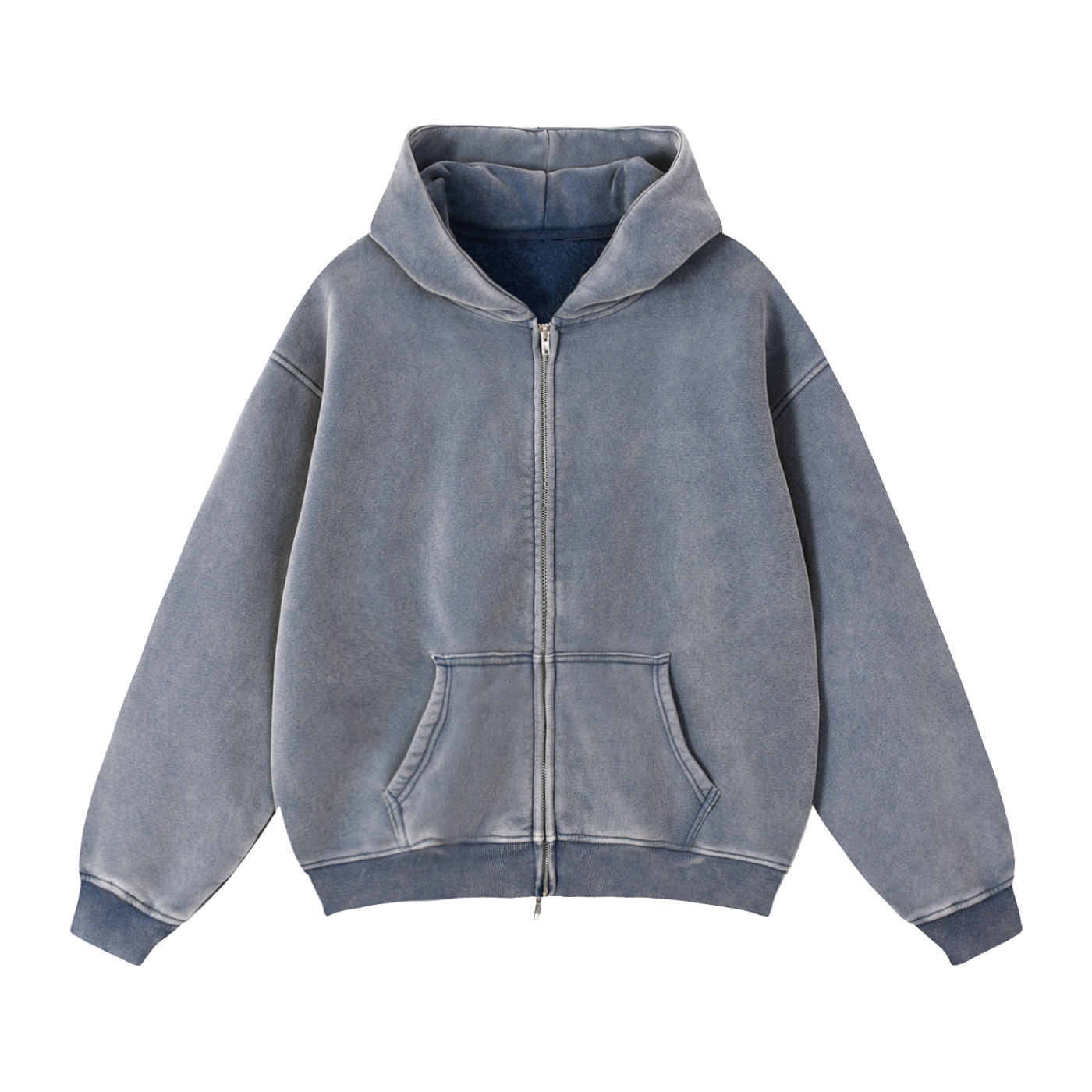 Angels Helper - Zip-Through Boxy Fleece Hoodie