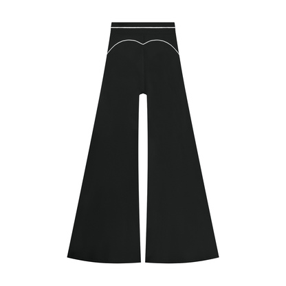 26 Essential - High Rise Topstitching Flared Leggings