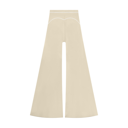 26 Essential - High Rise Topstitching Flared Leggings