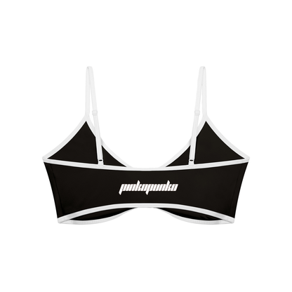 26 Essential - Color Block Ruched V-Neck Sports Bra