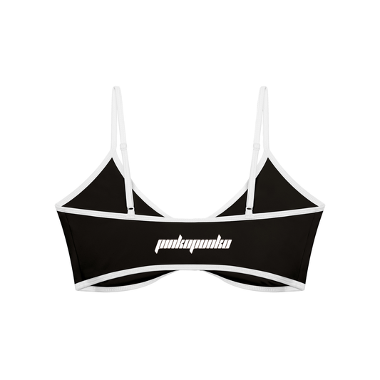 26 Essential - Color Block Ruched V-Neck Sports Bra