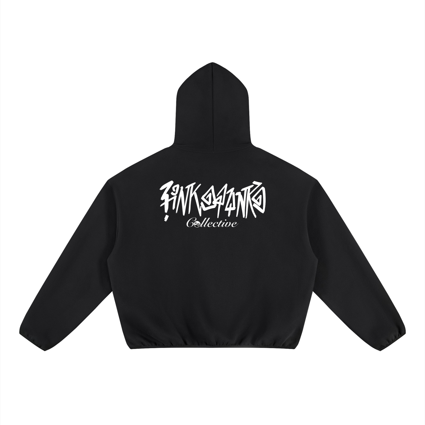 Pin and Pang - Boxy Piping Fleece Hoodie