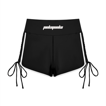 26 Essential - Women’s Color Block High Waisted Shorts