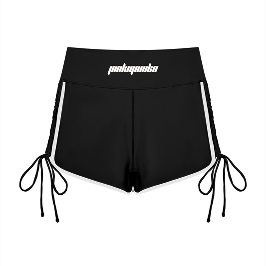 26 Essential - Women’s Color Block High Waisted Shorts