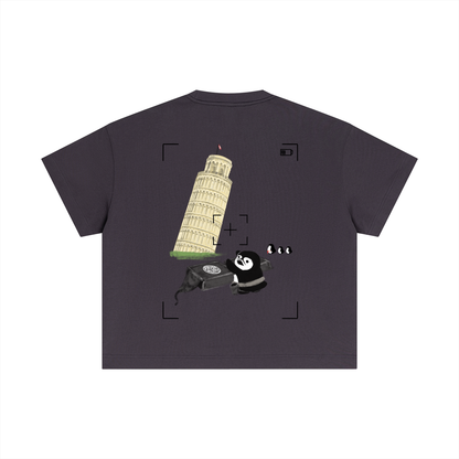 DinkoDunko: Spotting Pisa - Essential Boxy Tee