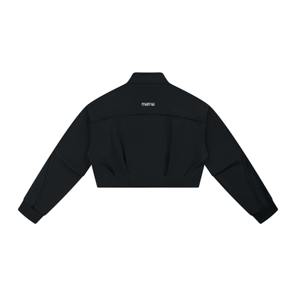 Special Grade - Women's Cropped Button-Front Jacket