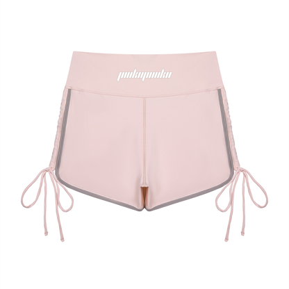 26 Essential - Women’s Color Block High Waisted Shorts