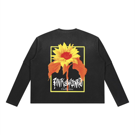 Sunflower - Unisex Vintage Wash Layered T-Shirt
