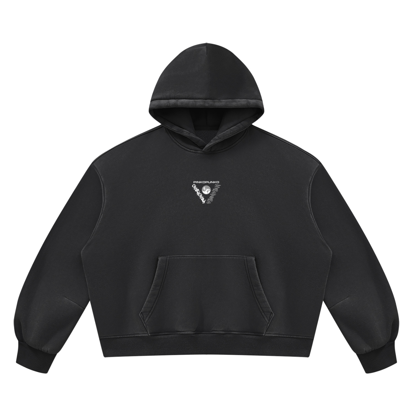 Iconic - Unisex Vintage Wash Boxy Fleece Hoodie