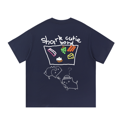 shark cutie board - Essential Cotton T-Shirt
