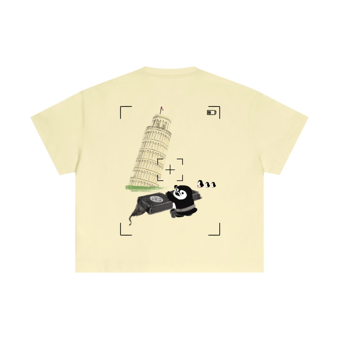DinkoDunko: Spotting Pisa - Essential Boxy Tee