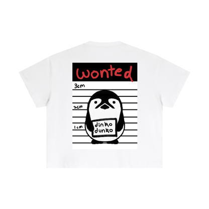 DinkoDunko: Wonted for Stealing Beta - Essential Boxy Tee