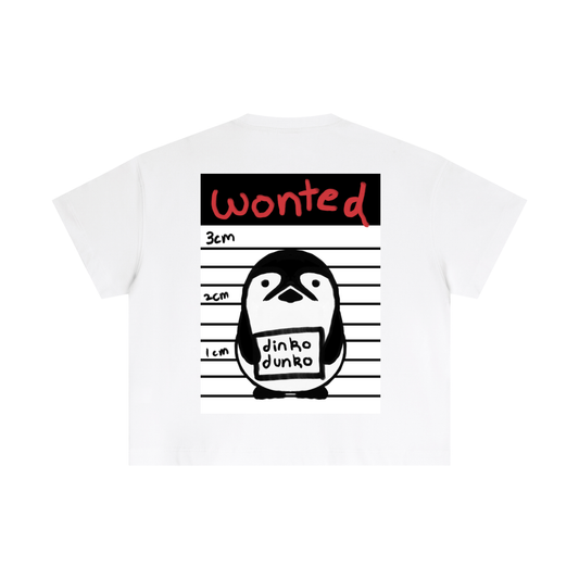 DinkoDunko: Wonted for Stealing Beta - Essential Boxy Tee