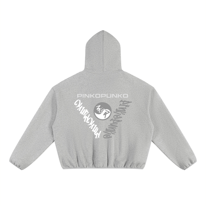 Iconic - Boxy Piping Fleece Hoodie