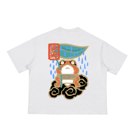 Frog in the Rain - Boxy Tee