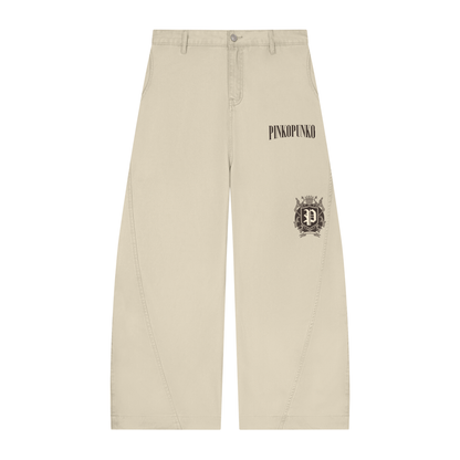 Iconic - Panel Barrel Leg Pants