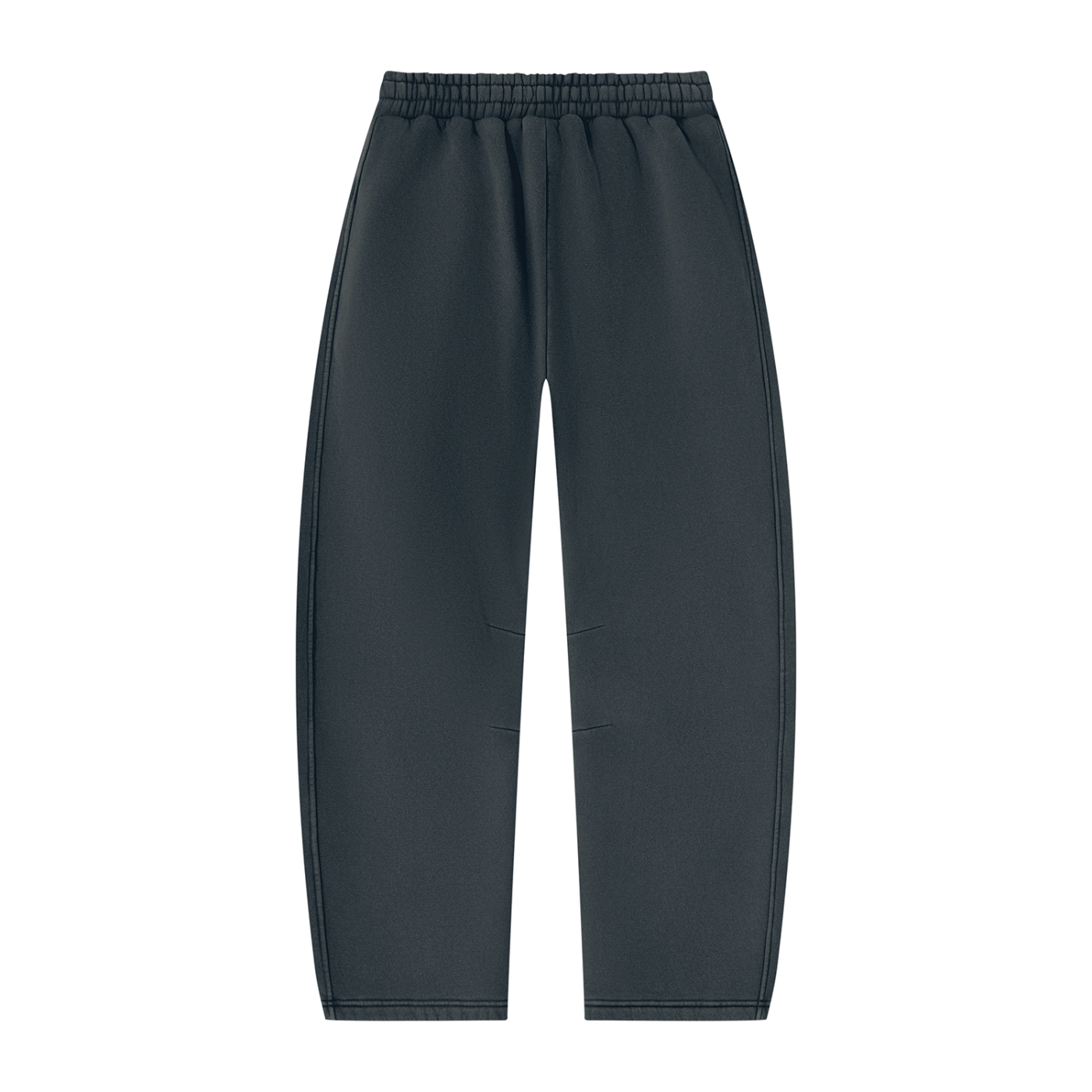 Pin and Pang - Unisex Vintage Wash Barrel Leg Fleece Sweatpants