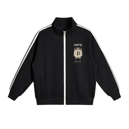 Classy Climber's - Side-Stripe Stand Collar Jacket