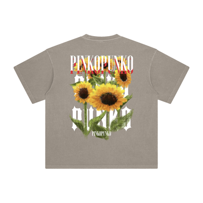 Summer Sunflowers - Enzyme Washed Tee