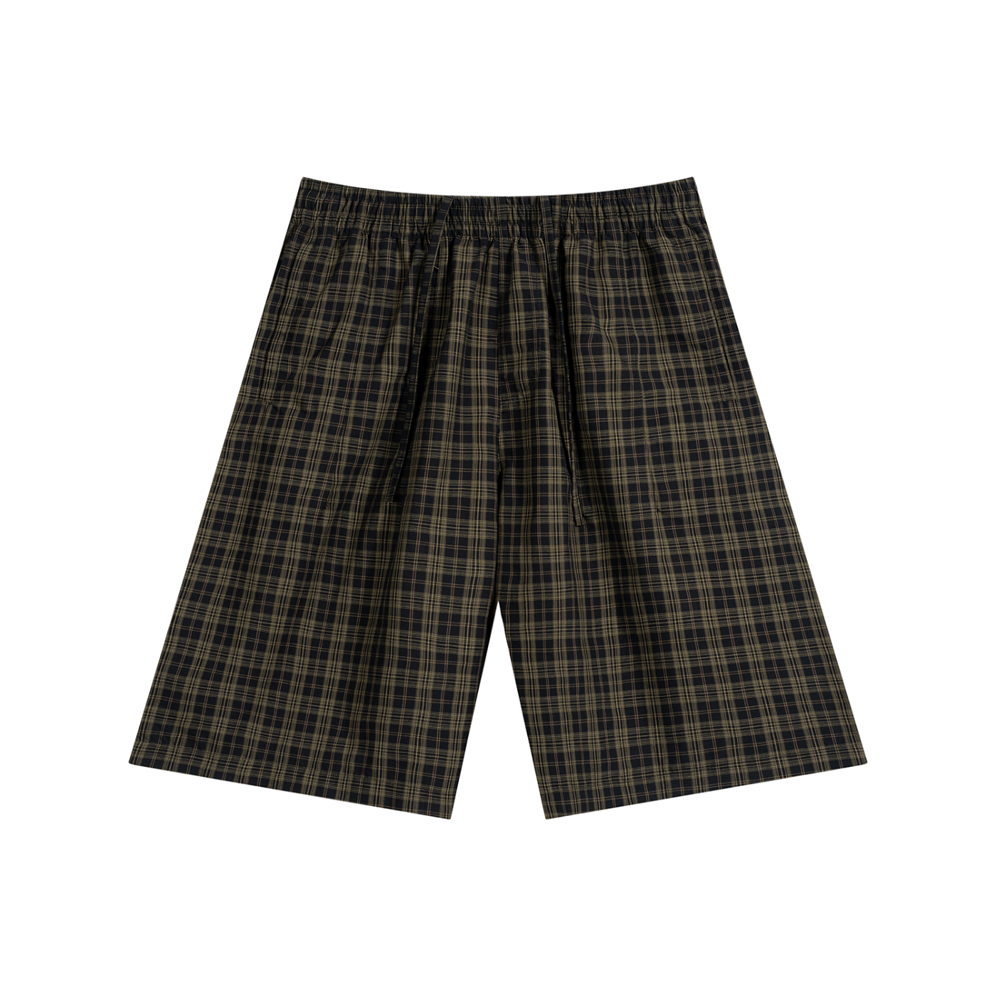 Staples - Plaid Wide Leg Shorts