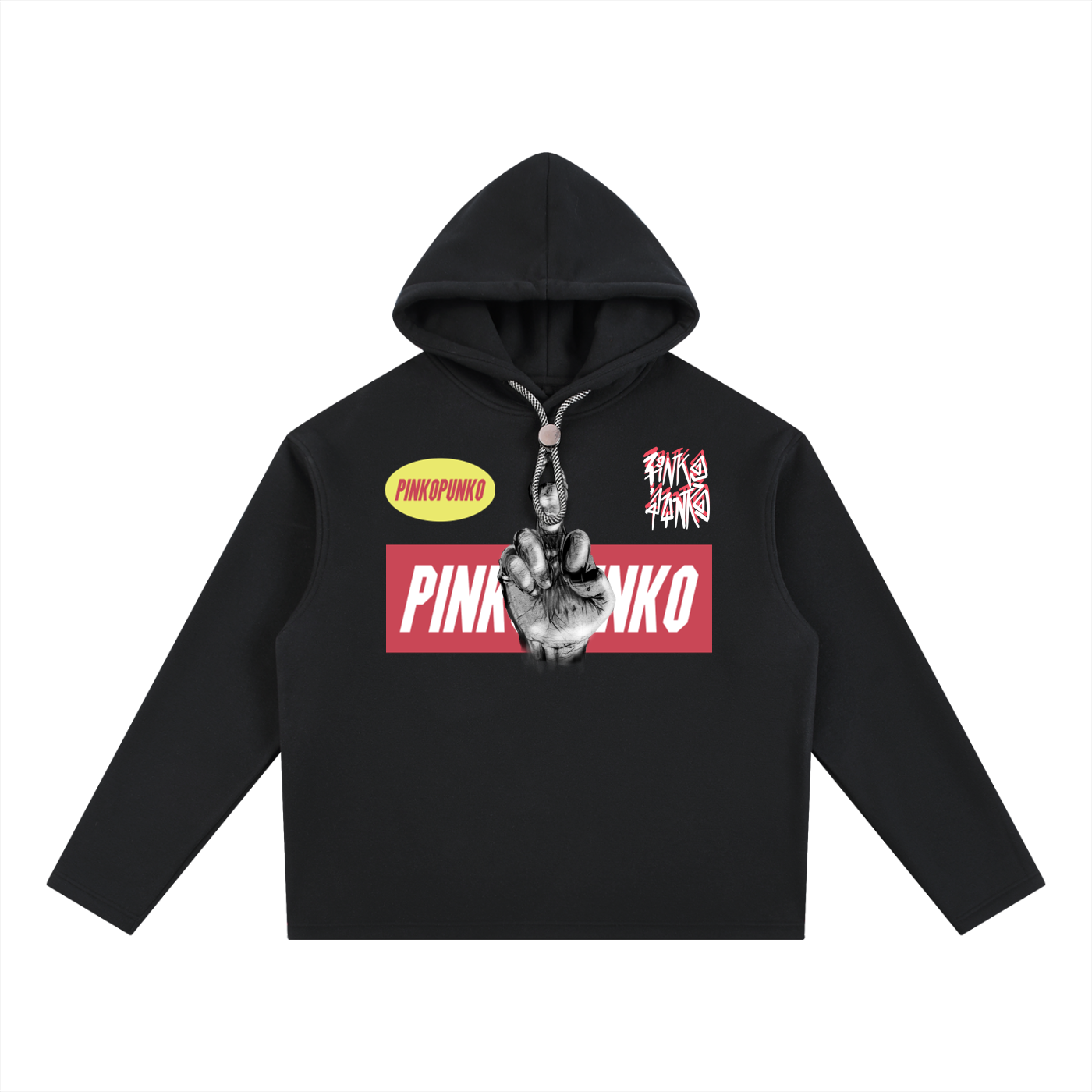 Dead Hang - Oversized Drawstring Hoodie