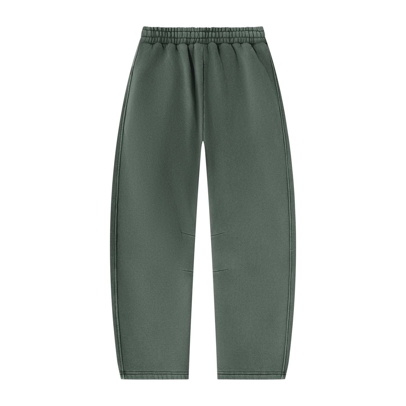 Pin and Pang - Unisex Vintage Wash Barrel Leg Fleece Sweatpants