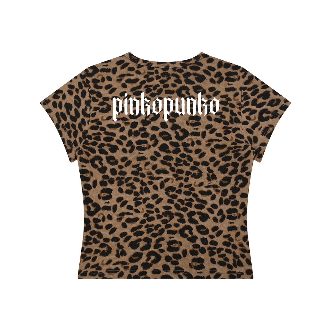 Butterfly - Women’s Leopard Crop T-Shirt