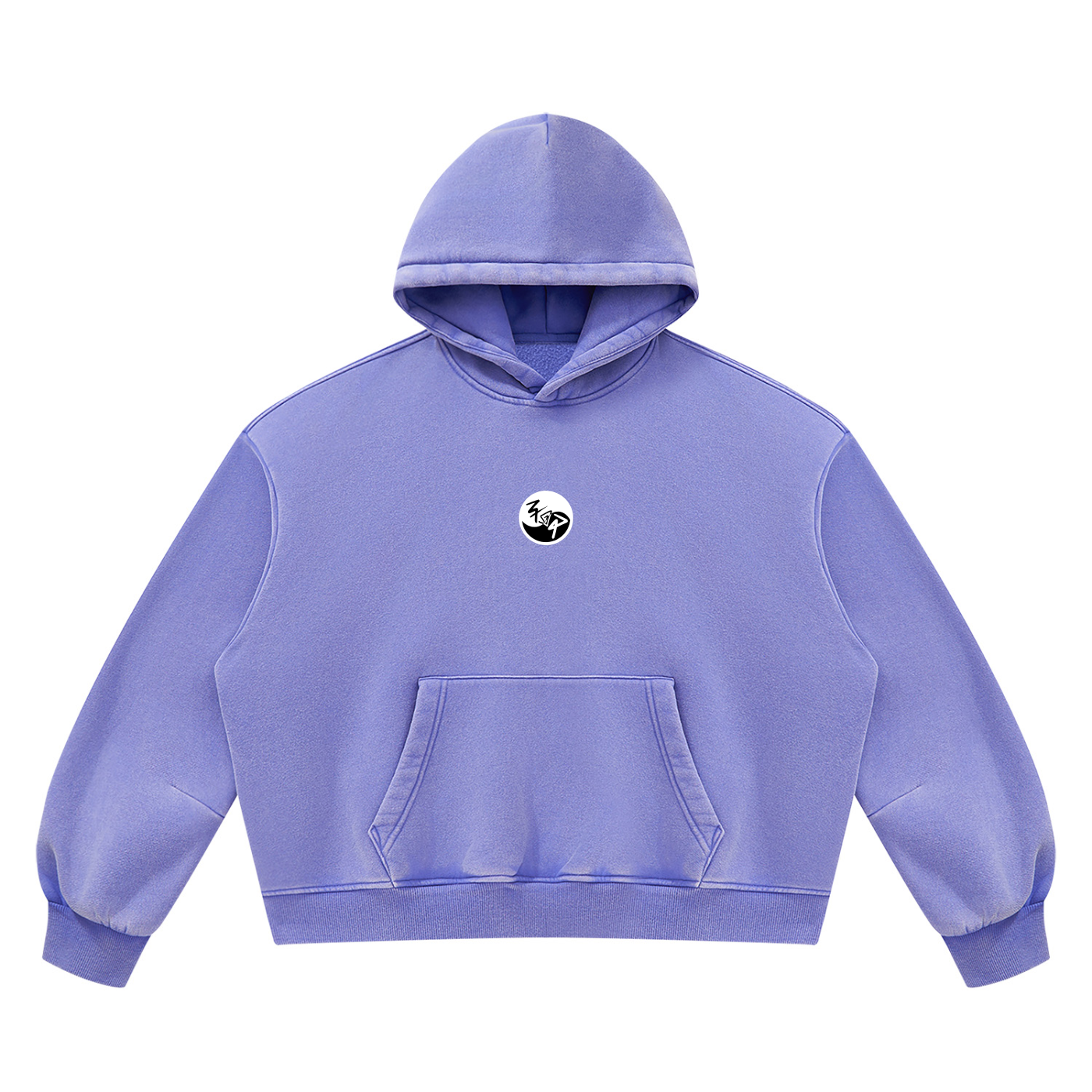 Pin and Pang - Unisex Vintage Wash Boxy Fleece Hoodie