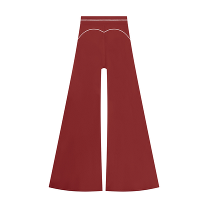 26 Essential - High Rise Topstitching Flared Leggings
