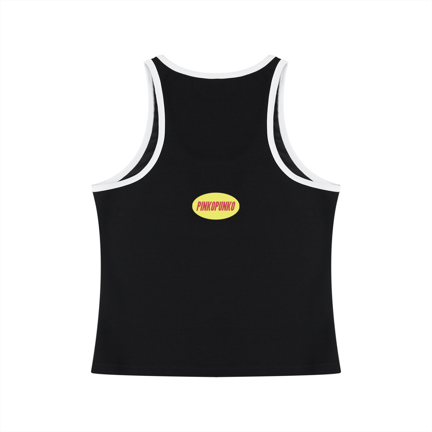 Ganba - Color Block Cropped Tank Top