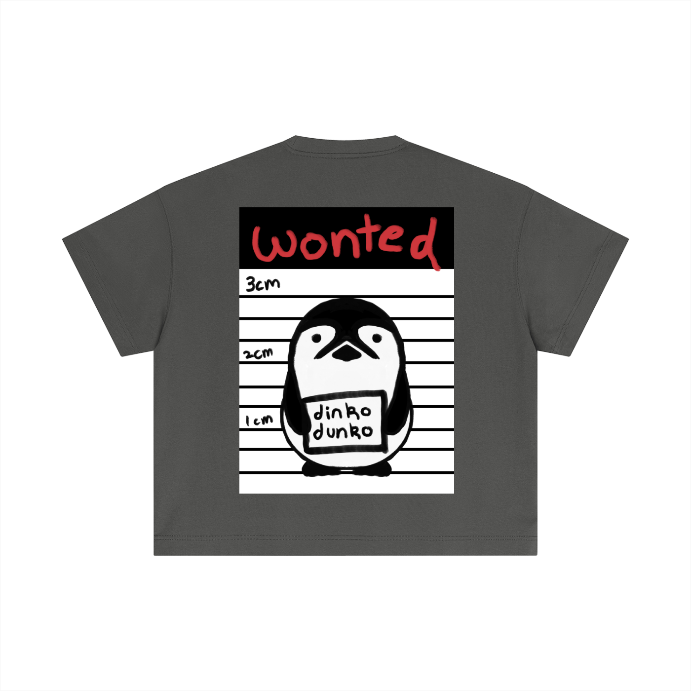 DinkoDunko: Wonted for Stealing Beta - Essential Boxy Tee