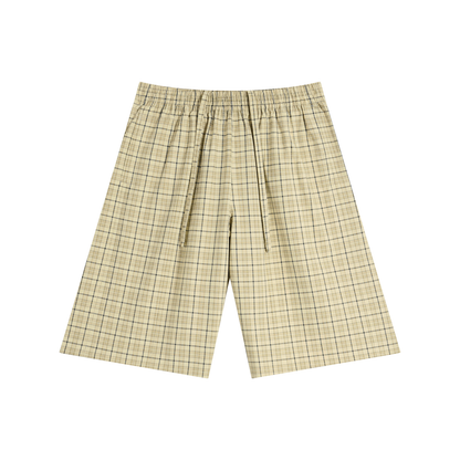 Staples - Plaid Wide Leg Shorts