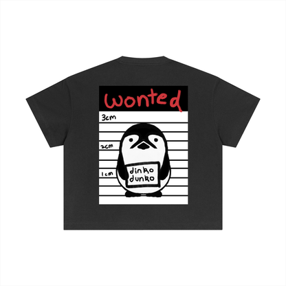 DinkoDunko: Wonted for Stealing Beta - Essential Boxy Tee