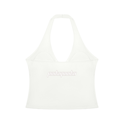 26 Essential - Women’s Ruched Halter Tank Top