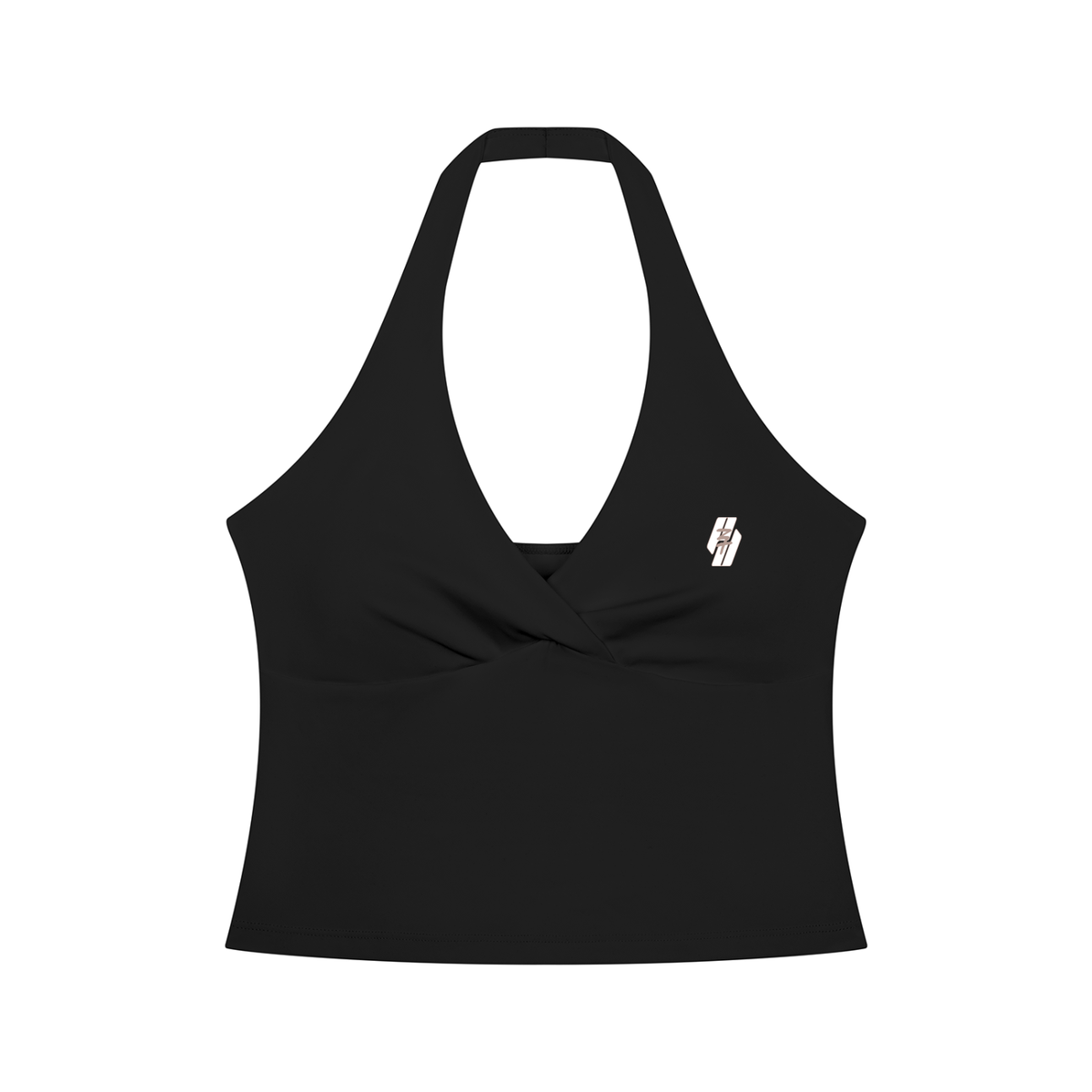 26 Essential - Women’s Ruched Halter Tank Top