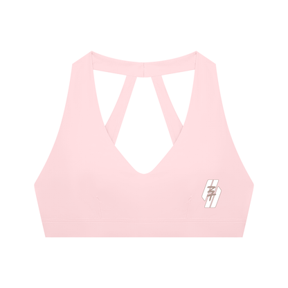 26 Essential - Women's Halter Cropped Sports Bra