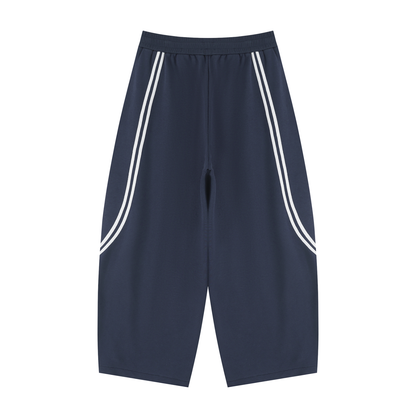 Graffiti - Wide Leg Piping Sweatpants