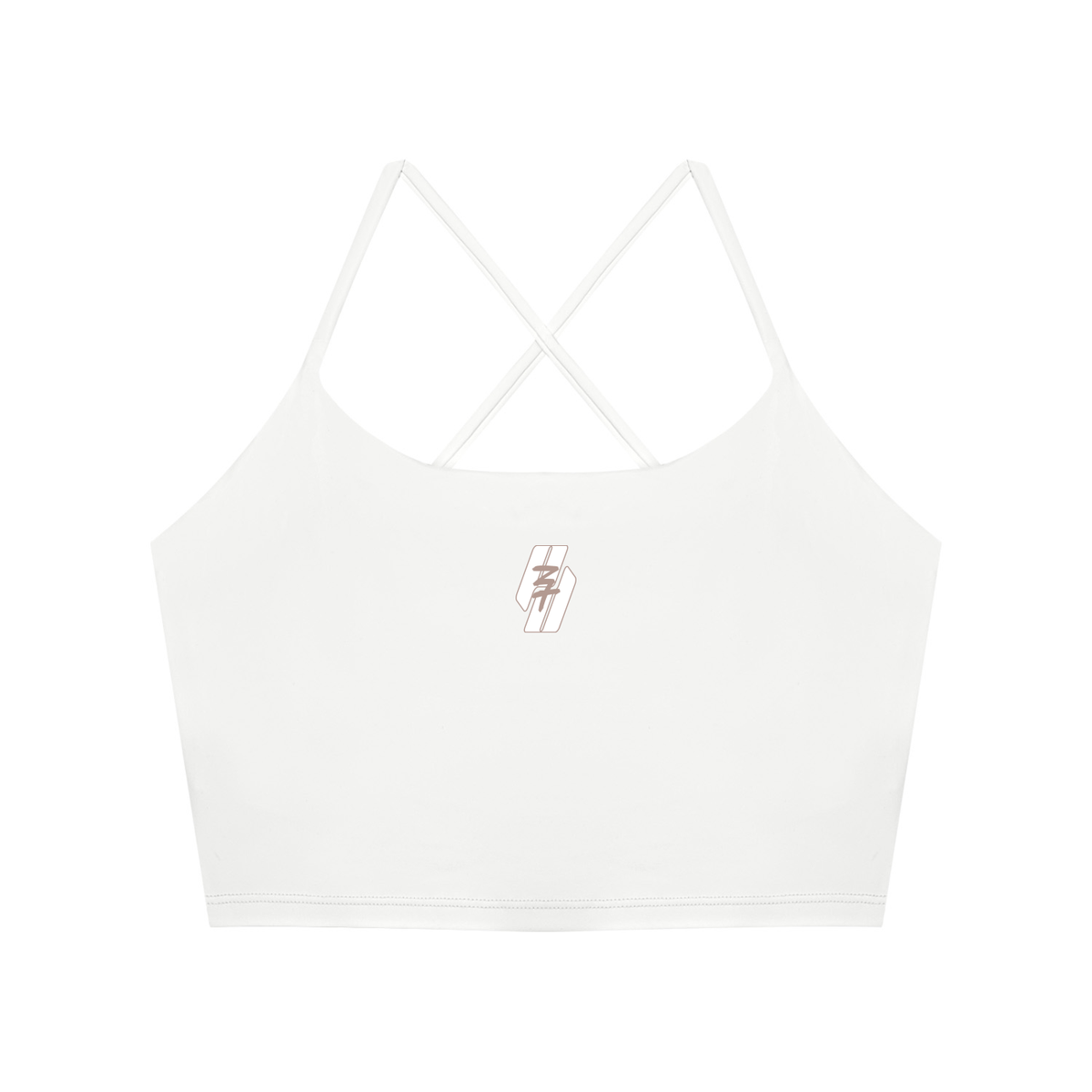 26 Essential - Women's Ruched Cropped Tank Top